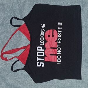 90's Style Cropped Graphic Tank